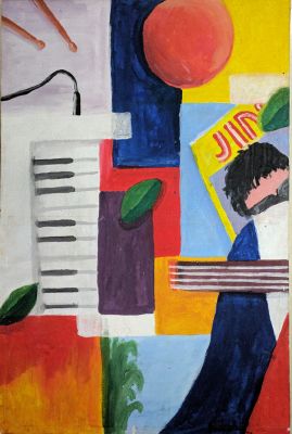 Jingle, 1987
Acrylic on Canvas
Tacloban, 1987

