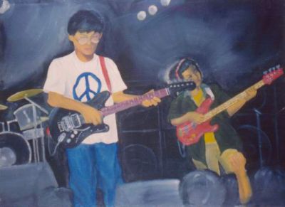 Peacefest, 1989
Acrylic on Canvas
1989, Manila
