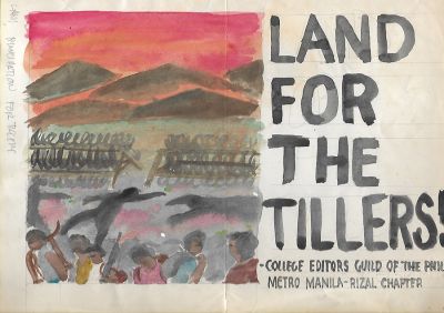 Land for the Tillers mural study
